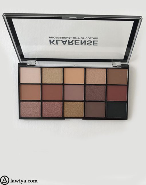 پلت سایه ۱۵ رنگ اورجینال کلارنس(KLARENSE) PALETTE