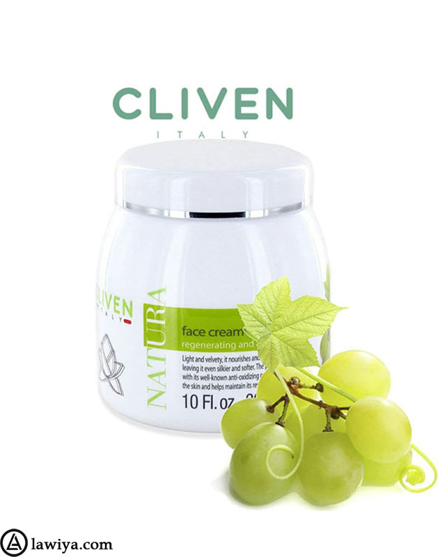 کرم آبرسان عصاره انگور کلیون CLIVEN Grape Face Cream