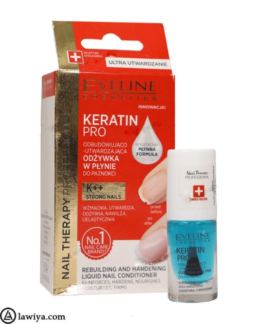 لاک تقویت ناخن کراتین اولاین EVELINE KERATIN PRO