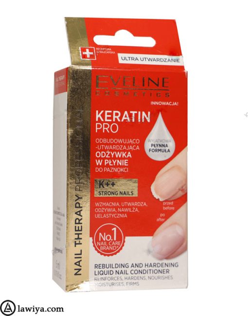 لاک تقویت ناخن کراتین اولاین EVELINE KERATIN PRO