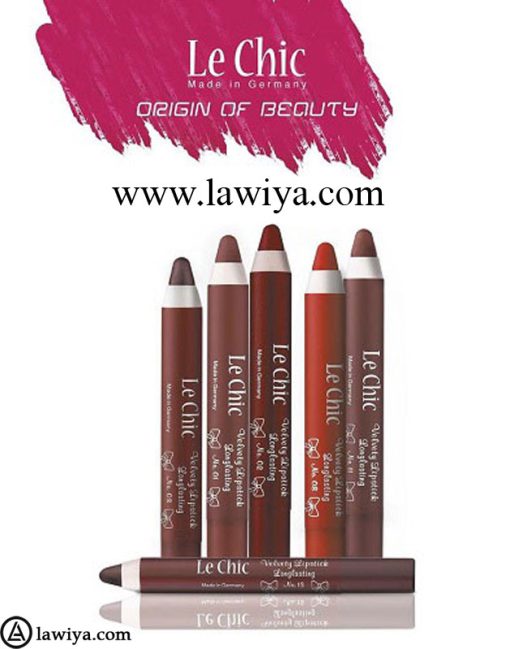 رژلب مخملی مدادی لچیک Le Chic Velvety Chubby Lipstick