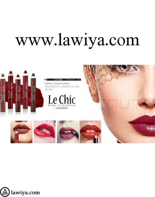 رژلب مخملی مدادی لچیک Le Chic Velvety Chubby Lipstick