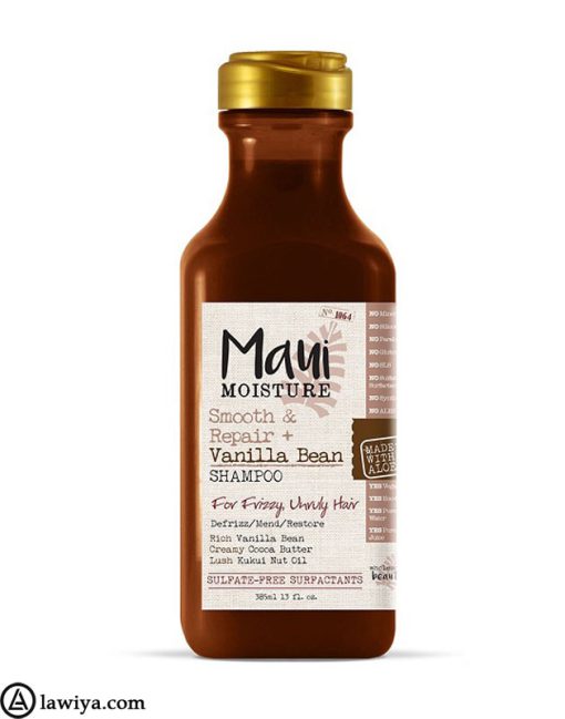 شامپو دانه وانیل مائویی ضد وز ، ترمیم کننده قوی مو Maui Vanilla Bean