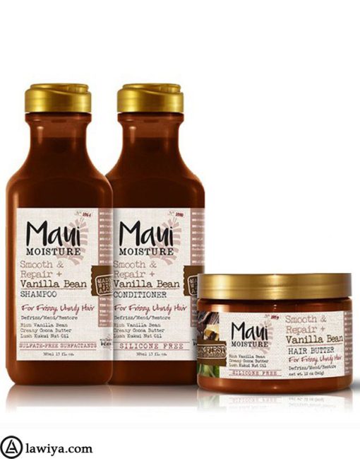 شامپو دانه وانیل مائویی ضد وز ، ترمیم کننده قوی مو Maui Vanilla Bean