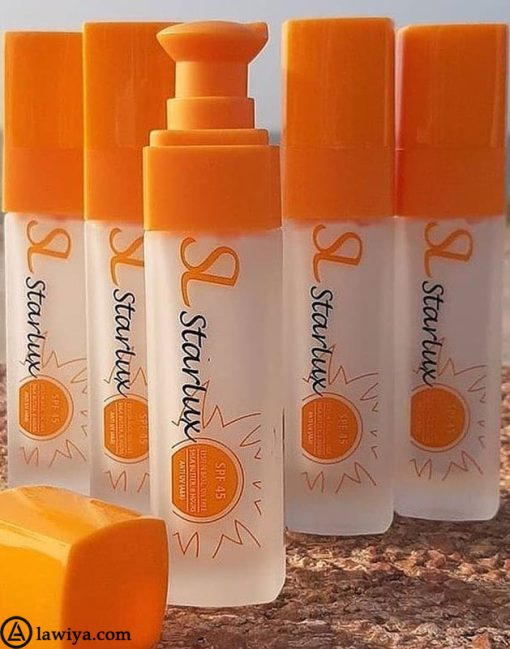 ضد آفتاب بی رنگ استارلوکس با Starlux sunscreen SPF 45