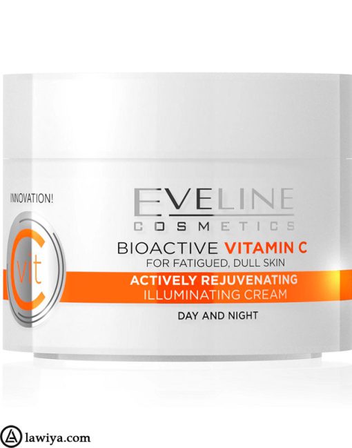 کرم ویتامین C اولاین روشن کننده،ترمیم کننده و جوانساز Eveline Bioactive