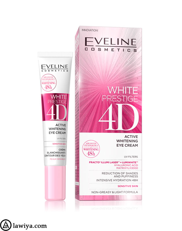 کرم دور چشم روشن کننده اولاین EVELINE WHITE PRESTIGE