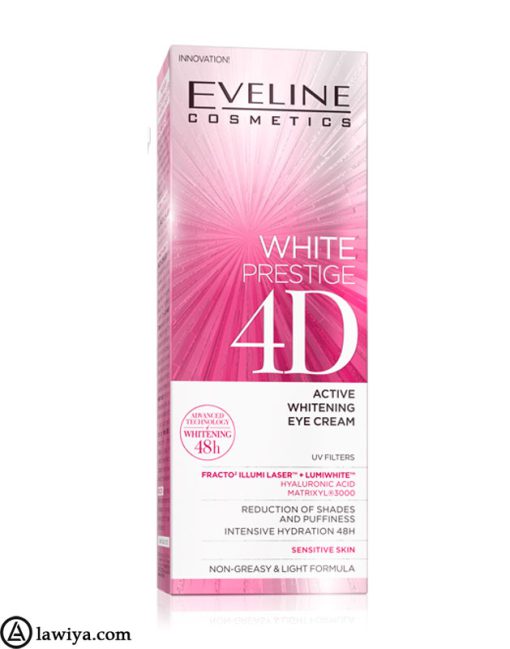 کرم دور چشم روشن کننده اولاین EVELINE WHITE PRESTIGE