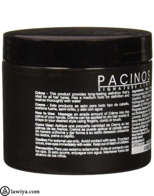 واکس (کرم )حالت دهنده مو پاسینوس مدل Pacinos Crème Wax Cream