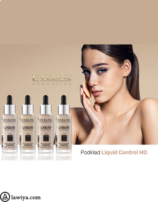 کرم پودر اولاین مدل Evelin Cosmetics Liquid Control حجم 32 میل