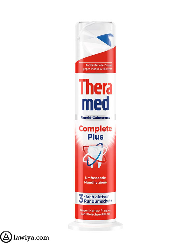 خمیر دندان پمپی ترامد اصل آلمان مدل Theramed Complete Plus