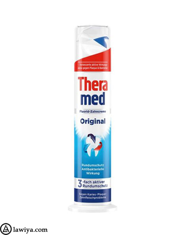 خمیر دندان پمپی ترامد اصل آلمان مدل Theramed Original