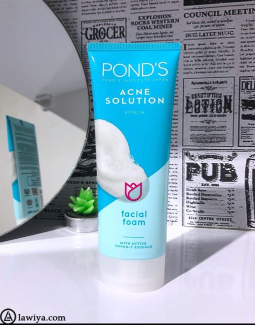 فوم شستشوی صورت ضد آکنه پوندز اصل آمریکا مدل Ponds Acne Solution