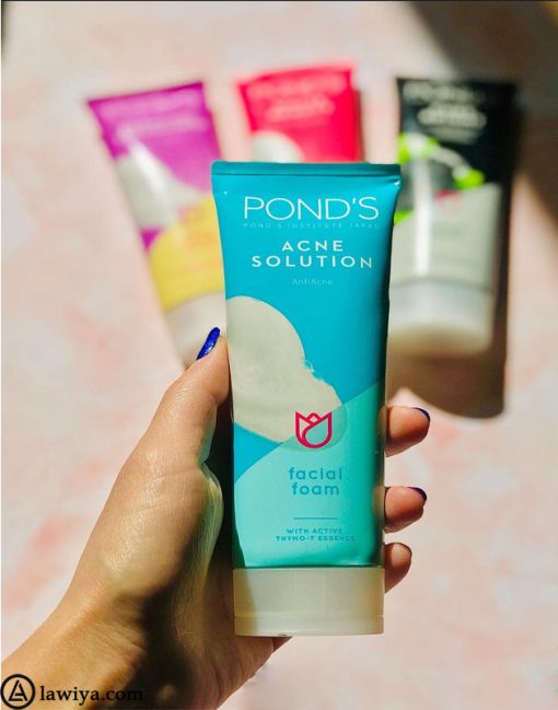 فوم شستشوی صورت ضد آکنه پوندز اصل آمریکا مدل Ponds Acne Solution