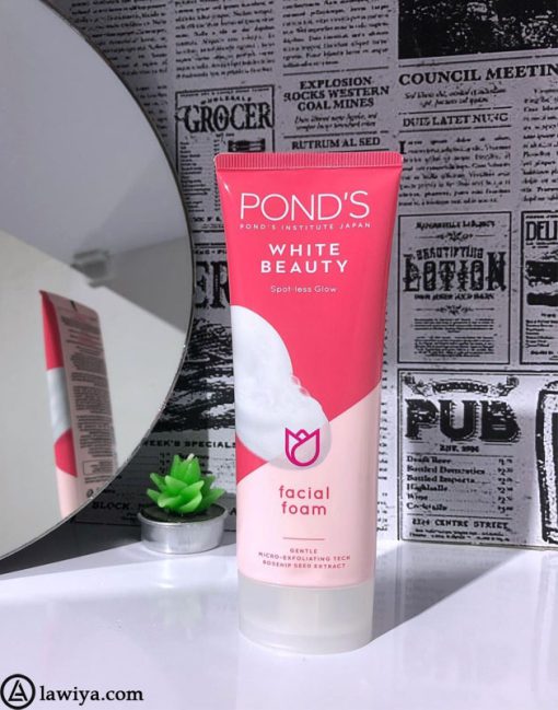 فوم شستشوی صورت روشن کننده پوندز اصل مدل Ponds BRIGHT BEAUTY