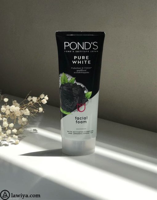 فوم شستشوی شفاف کننده و روشن کننده پوندز اصل آمریکا مدل Ponds Pure White