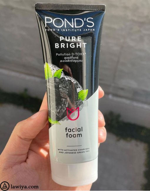 فوم شستشوی شفاف کننده و روشن کننده پوندز اصل آمریکا مدل Ponds Pure White