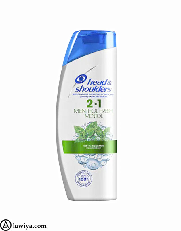 شامپو ضد شوره و خنک کننده نعناع هد اند شولدرز head & shoulders اصل آلمان مدل Menthol Refresh