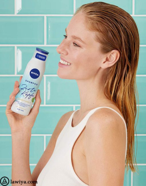 شامپو موهای ظریف نیوآ مدل آلوئه ورا NIVEA Delicate Heads Shampoo6