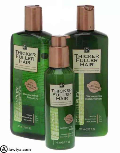 سرم حجم دهنده و ضخیم کننده موی تیکر فولر هیر اصل Thicker Fuller Hair Instantly Thick Serum4