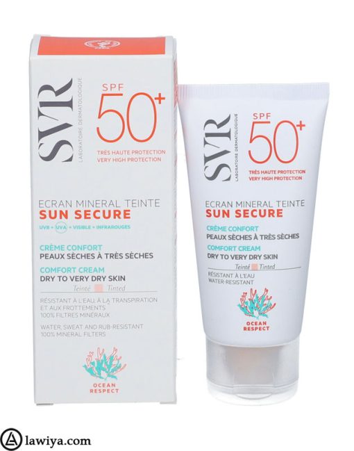 کرم ضد آفتاب رنگی اس وی آر مینرال اصل فرانسه SVR Écran Minéral Teinté SPF 506