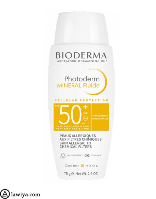 ضدآفتاب فتودرم مینرال بایودرما اصل فرانسه | Bioderma Photoderm Mineral Fluid SPF 502