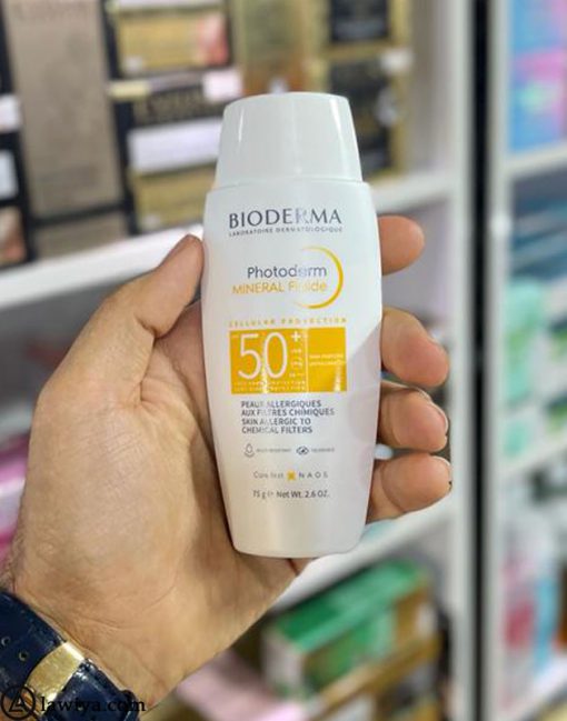 ضدآفتاب فتودرم مینرال بایودرما اصل فرانسه | Bioderma Photoderm Mineral Fluid SPF 507