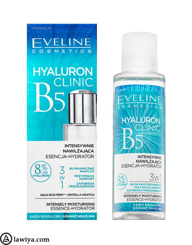 سرم آبرسان هیدراتور هیالارون کلینیک ب 5 اولاین اصل فرانسه Eveline Hyaluron Clinic B5 Hyaluronic Gel Filler