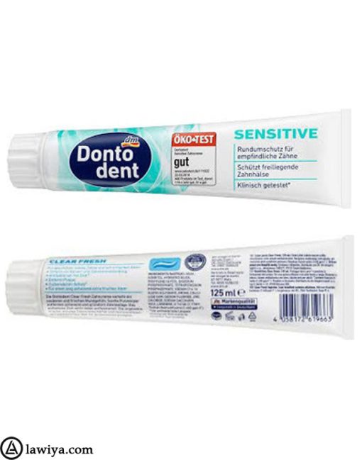 خمیردندان لثه های حساس دنتودنت اصل آلمان Dontodent Sensitiv4