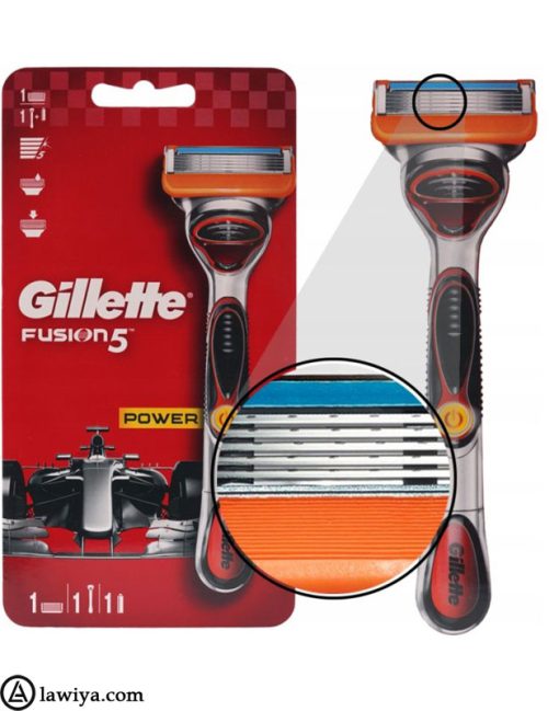 خود تراش ژیلت فیوژن 5 پاور اصل Gillette Fusion 5 Power3