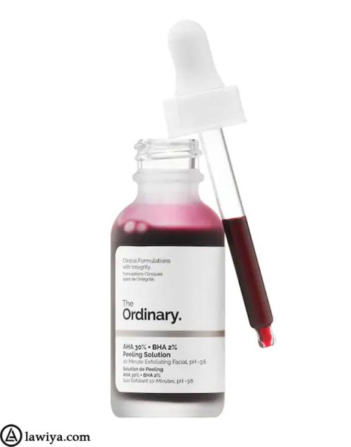 سرم پیلینگ (قرمز) و لایه بردار اوردینری اصل کانادا The Ordinary AHA 30% + BHA 2% Peeling Solution2