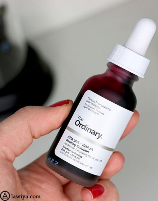 سرم پیلینگ (قرمز) و لایه بردار اوردینری اصل کانادا The Ordinary AHA 30% + BHA 2% Peeling Solution8