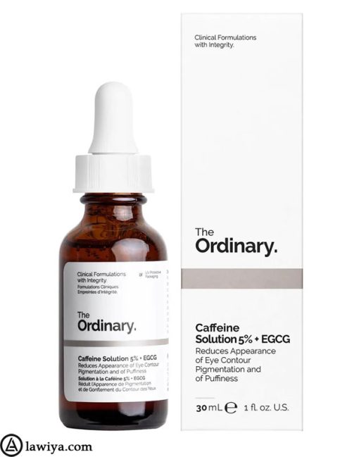 سرم دور چشم ضد تیرگی و پف کافئین ۵% اوردینری اصل کانادا The Ordinary Caffeine Solition 5%+EGCG4