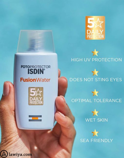 ضد آفتاب ایزدین مدل فیوژن واتر اصل اسپانیا Fotoprotector ISDIN Fusion Water SPF +505