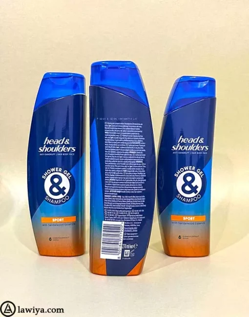 شامپو سر و بدن هد اند شولدرز مدل sport اصل آلمان Head and Shoulders sport shampoo3