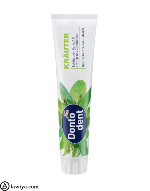 خمیر دندان گیاهی دنتودنت اصل آلمان_Dontodent krauter toothpaste