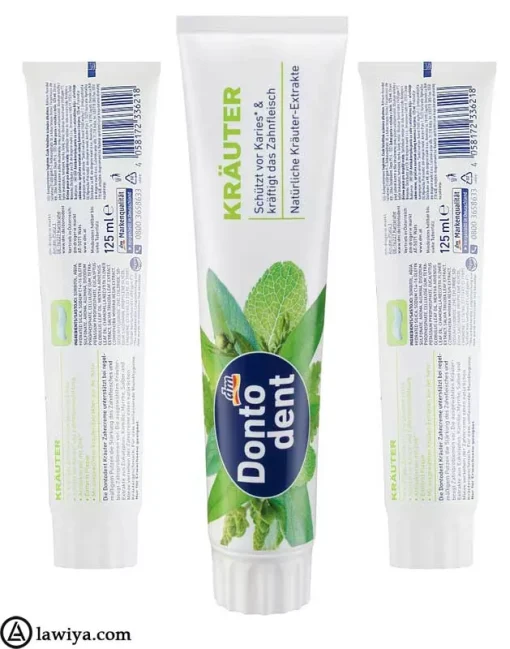 خمیر دندان گیاهی دنتودنت اصل آلمان_Dontodent krauter toothpaste8