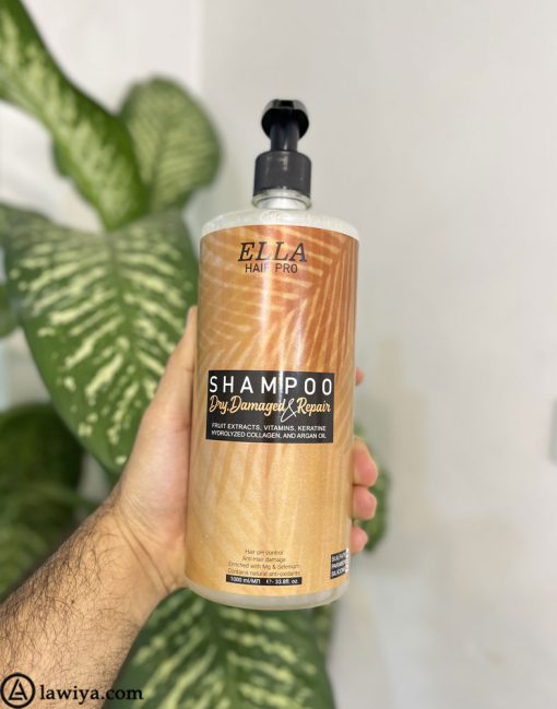 شامپو کراتینه ترمیم کننده الا ساخت ایتالیا_ Ella hair pro dry damaged repair shampoo