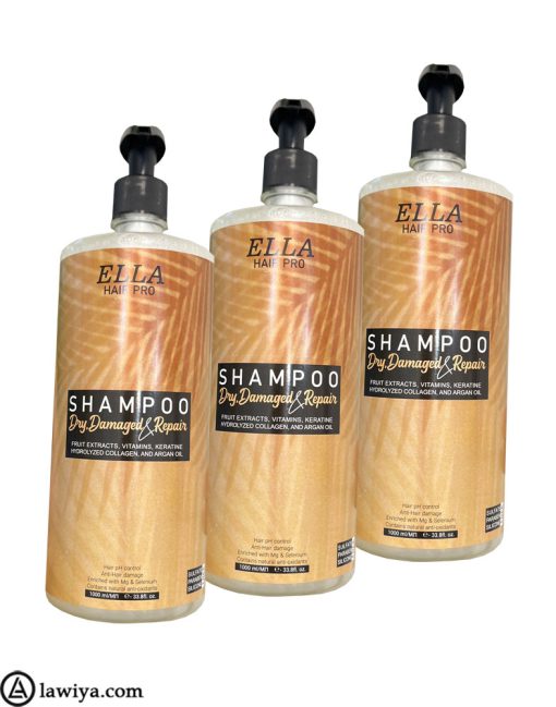 شامپو کراتینه ترمیم کننده الا ساخت ایتالیا_ Ella hair pro dry damaged repair shampoo