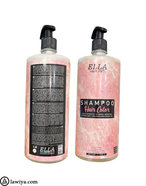 شامپو کراتینه موهای رنگ شده الا ساخت ایتالیا_ Ella hair pro hair color shampoo