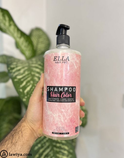 شامپو کراتینه موهای رنگ شده الا ساخت ایتالیا_ Ella hair pro hair color shampoo