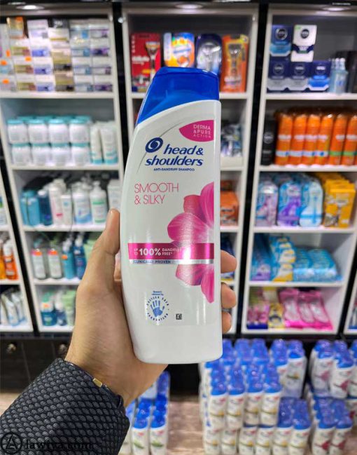 شامپو ضد شوره و ضد وز و درخشان کننده هد اند شولدرز اصل فرانسه Head & Shoulders Smooth & Silky11