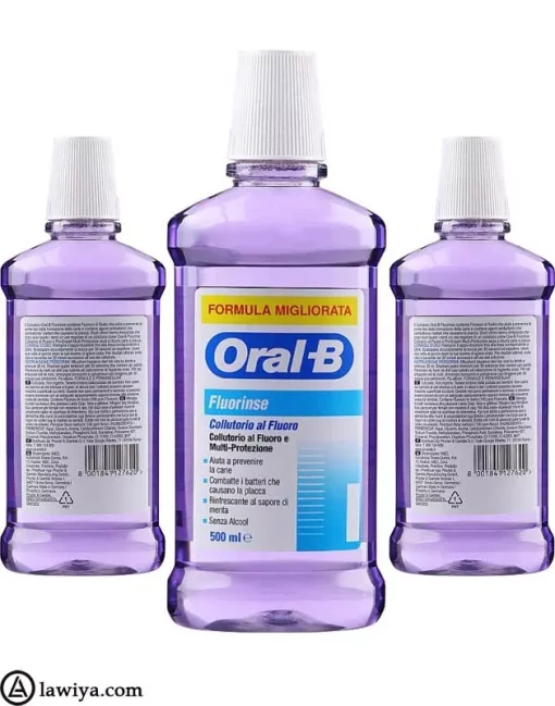 دهان شویه فلورینس اورال بی اصل آلمان ORAL-B fluorinse mouthwash5