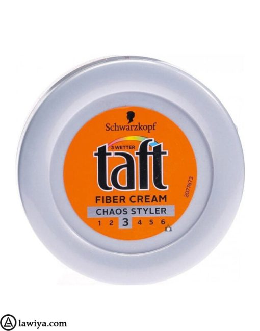 کرم حالت دهنده مو فیبر تافت مدل Chaos Styler اصل المان - Taft Fiber Cream Chaos Styler