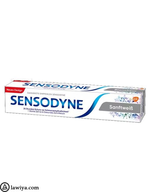 خمیر دندان سفید کننده سنسوداین مدل SanftweiB اصل انگلیس - Toothpaste Sensodyne SanftweiB