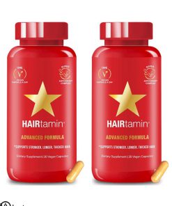 قرص تقویت کننده مو هیرتامین اصل آمریکا پک دو عددی (Advanced Formula Hair Vitamin Hairtamin)