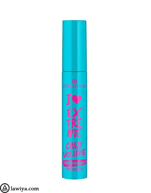 ریمل آبی اسنس حجم دهنده ضدآب اصل آلمان - Essence I Love Extreme Crazy Volume Mascara Waterproof