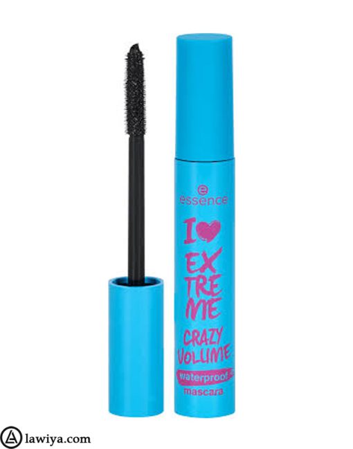 ریمل آبی اسنس حجم دهنده ضدآب اصل آلمان - Essence I Love Extreme Crazy Volume Mascara Waterproof