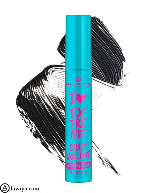 ریمل آبی اسنس حجم دهنده ضدآب اصل آلمان - Essence I Love Extreme Crazy Volume Mascara Waterproof