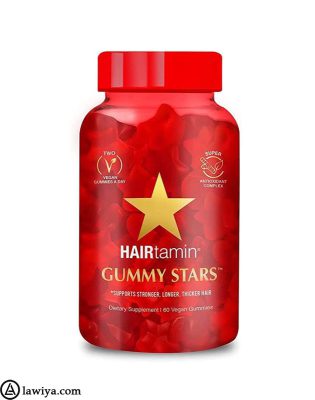 پاستیل تقویت مو هیرتامین گامی استار اصل امریکا - Hairtamin Gummy Stars Vitamins